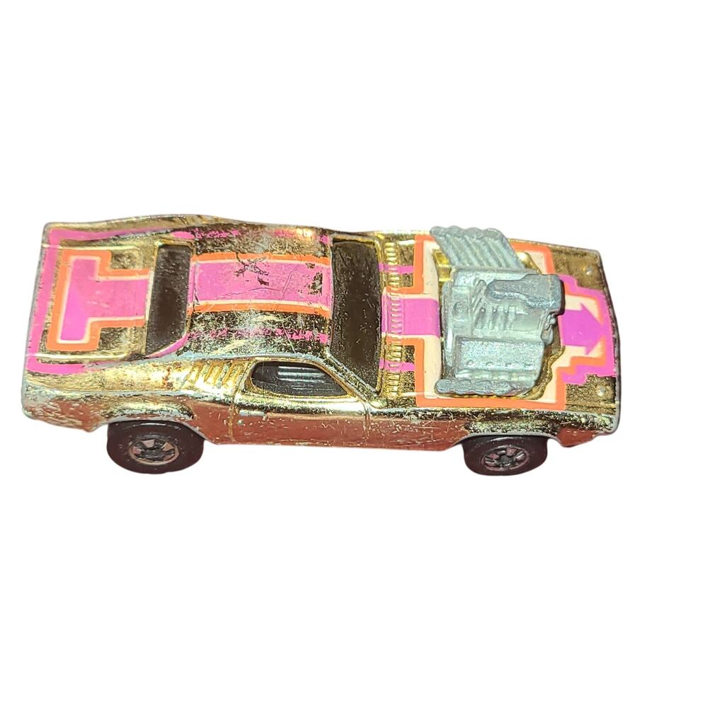Hot Wheels 1970 RODGER DODGER Blackwall Gold Chrome Hong Kong diecast high grade - Picture 2 of 6